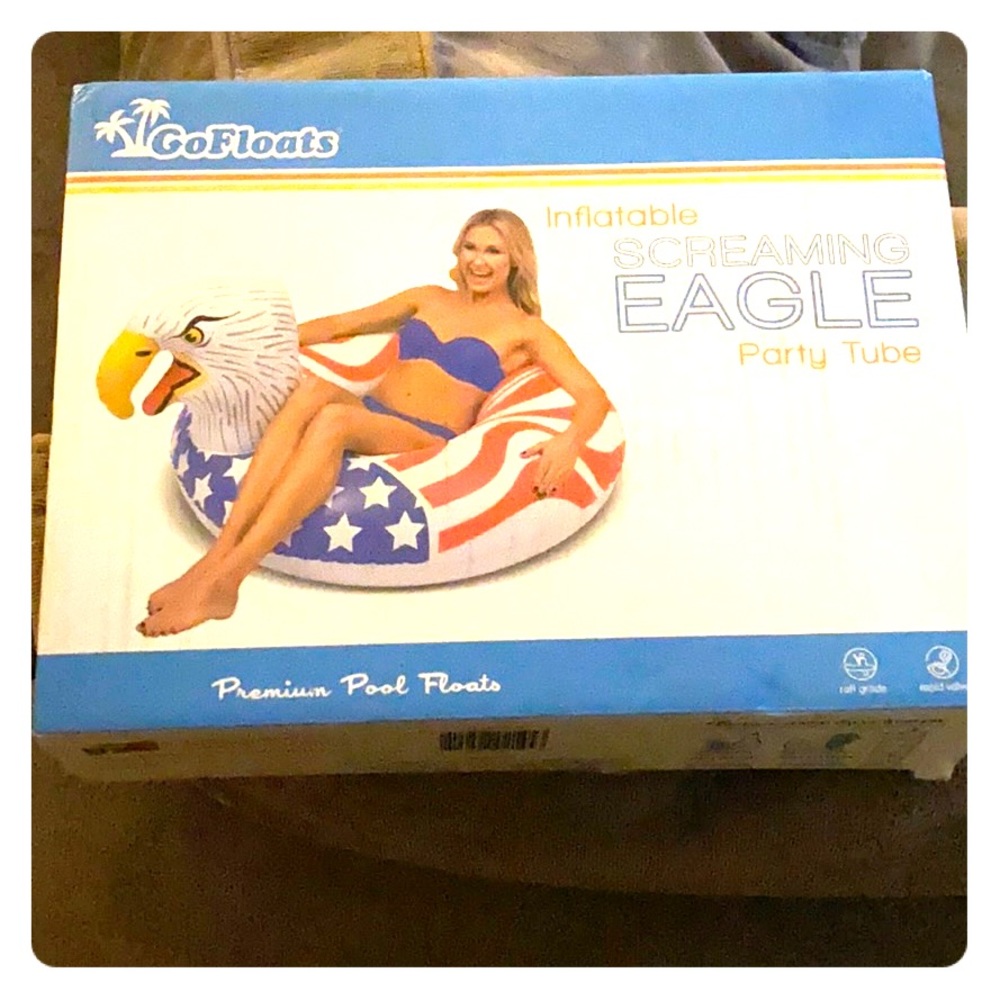 Inflatable tide screaming eagle never opened